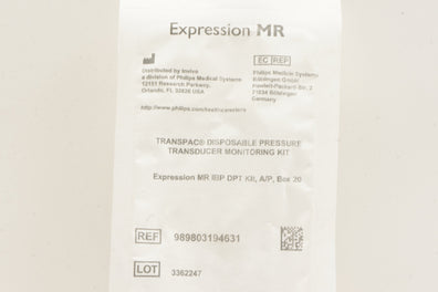 Invivo 989803194631 Pressure Transducer Monitoring Kit (x)